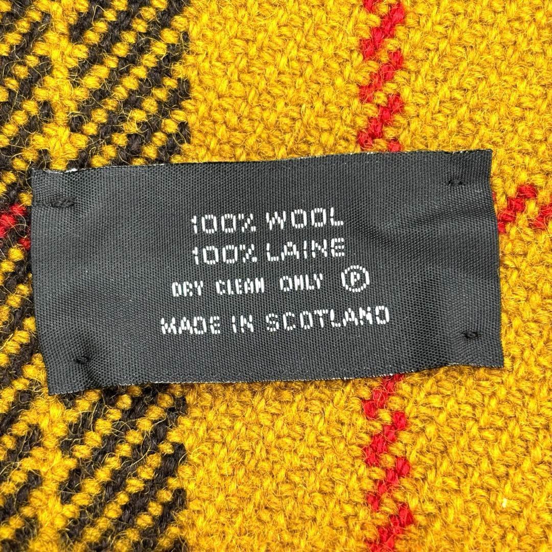 【入手困難】エルメス ひざ掛け ブランケット タータンチェック ウール 3M63