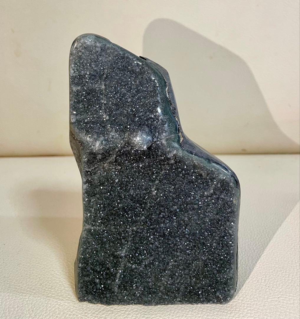 グレーアメジストドーム 水晶原石 浄化 クリスタル パワーストーン 約1.4キロ