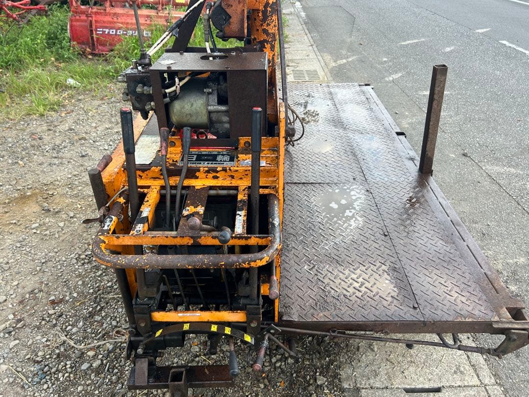 宮崎　日輪　林内車 ウインチ　ディーゼル　10馬力　集材機 木材運搬車　動画あり