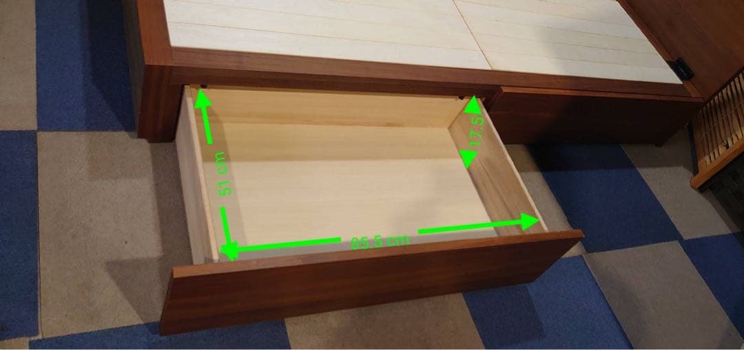 東京都23区送料込 ◆ 無印良品　収納ベッド(ダブルサイズ) (TP04631)