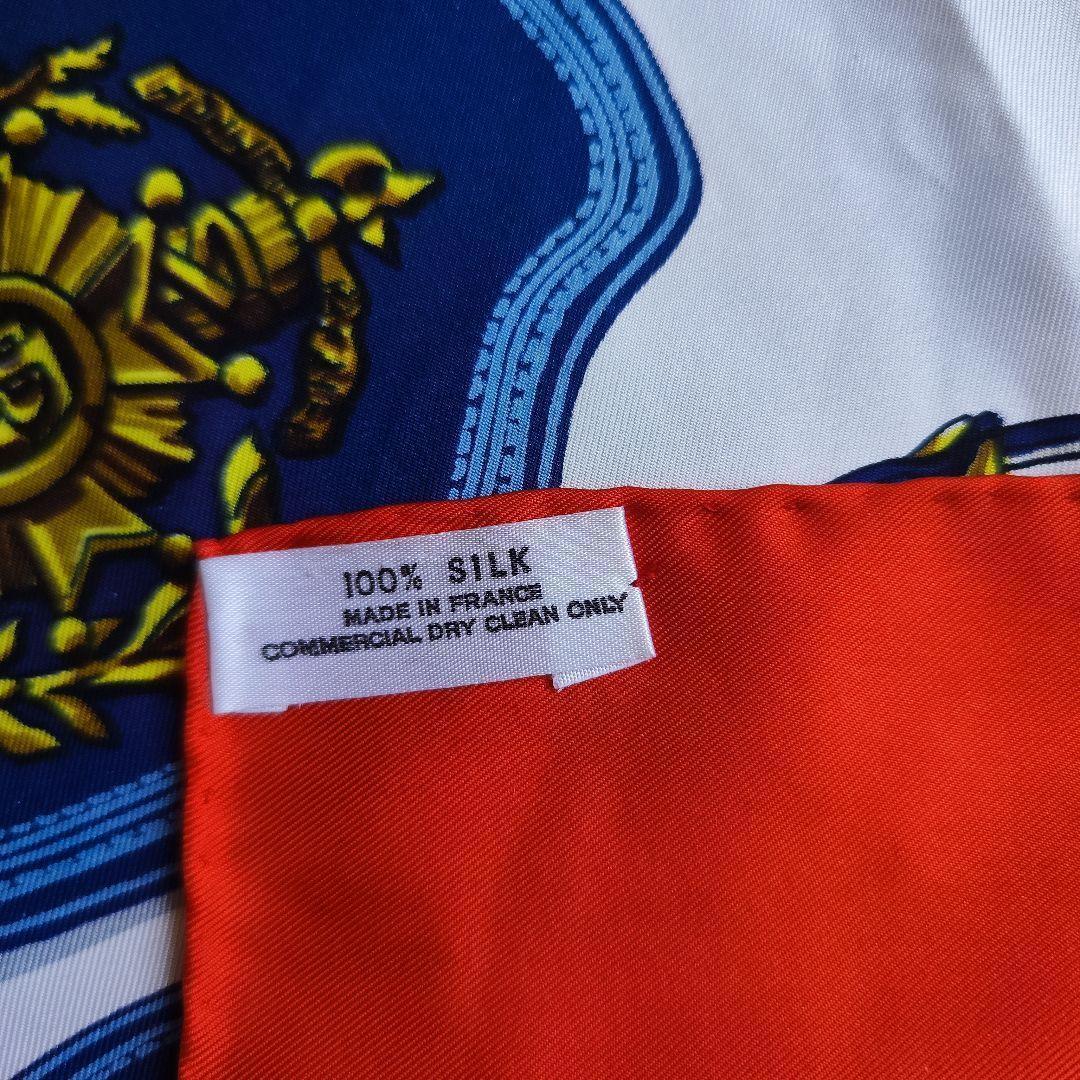 【未使用級】HERMES エルメス カレ90 大統領の馬具 スカーフ タグあり赤