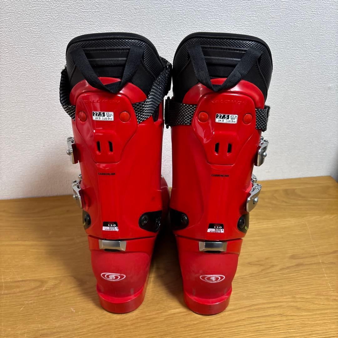 メンズ　ショートスキー　ファンスキーセット　サロモン　27-27.5cmブーツ付