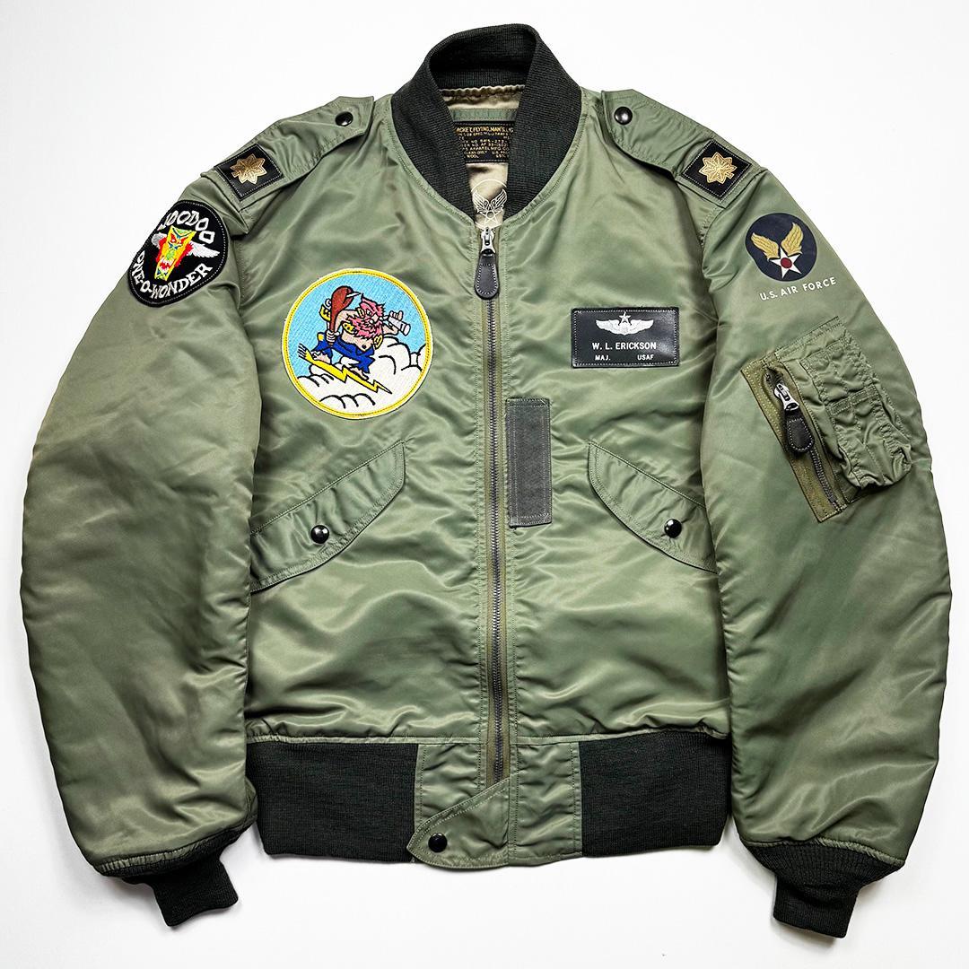 【実名復刻】L-2B　バズリクソンズ　フライトジャケット　M　パッチ東洋MA-1