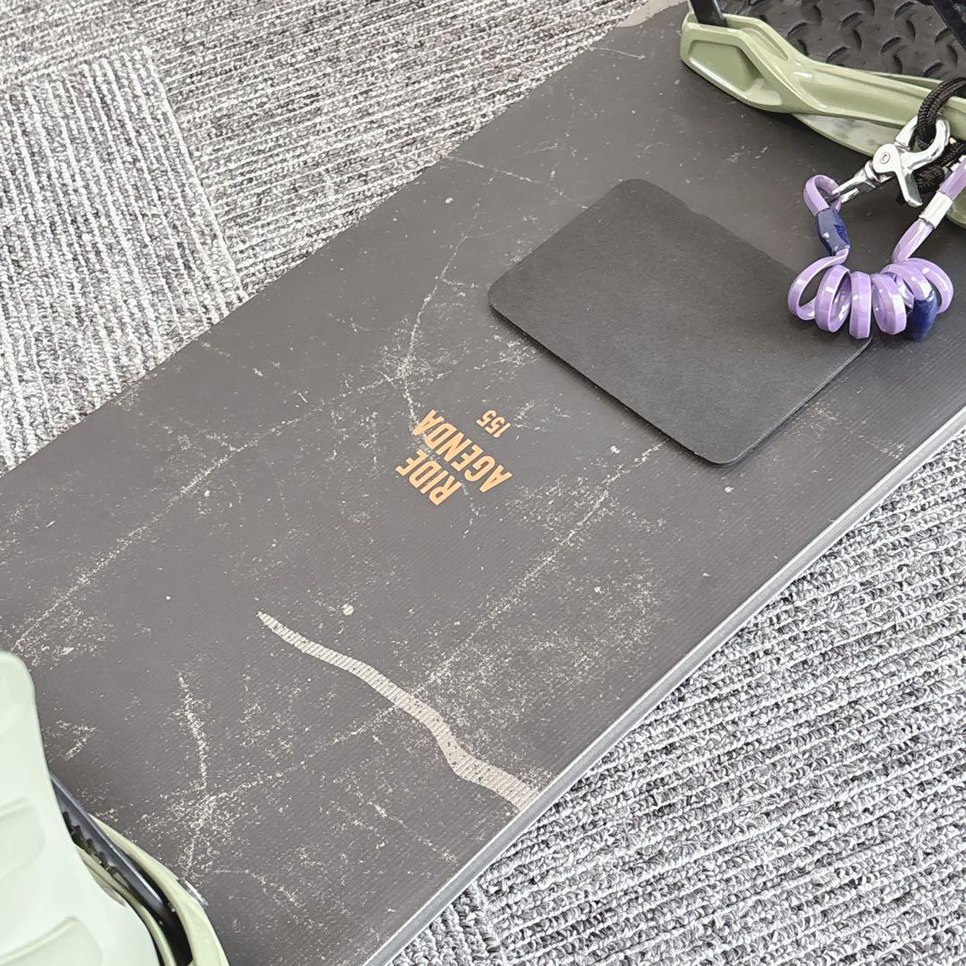 84美品❗️超豪華❗️RIDE/サロモン メンズスノーボードセット★155cm