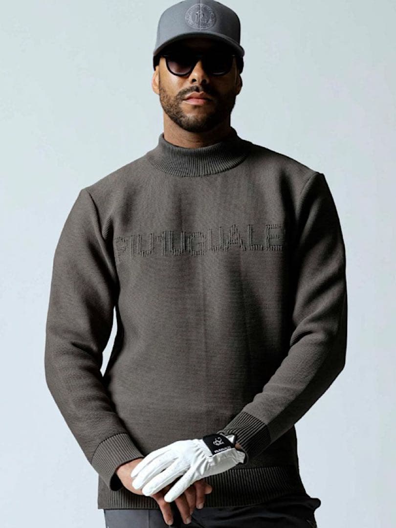 新品1PIU1UGUALE3 GOLF定価6.9万円24AWモックネックニットⅥ