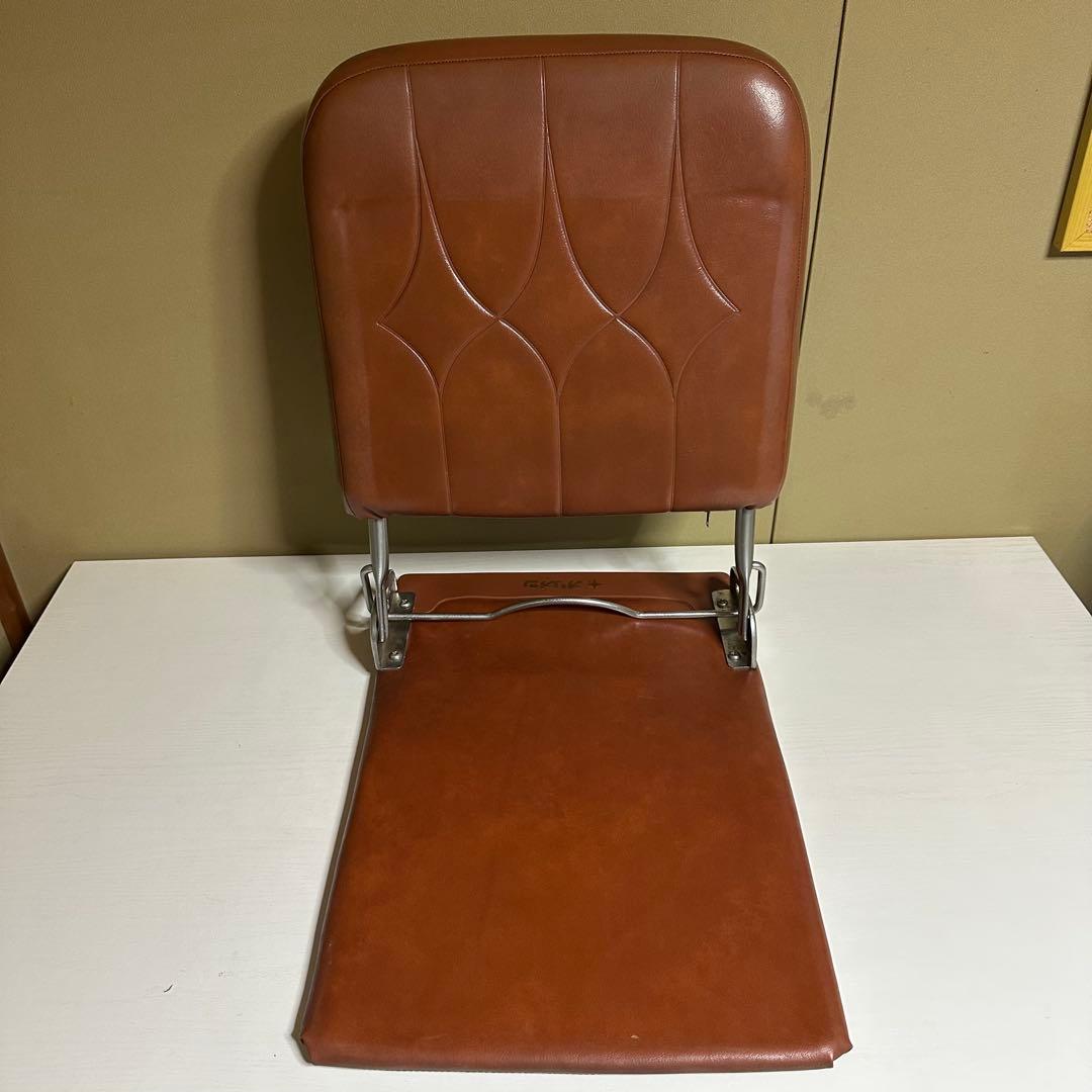 【希少！】⭐オリオン座椅子2脚セット⭐昭和レトロ 折りたたみ可能 茶ブラウン