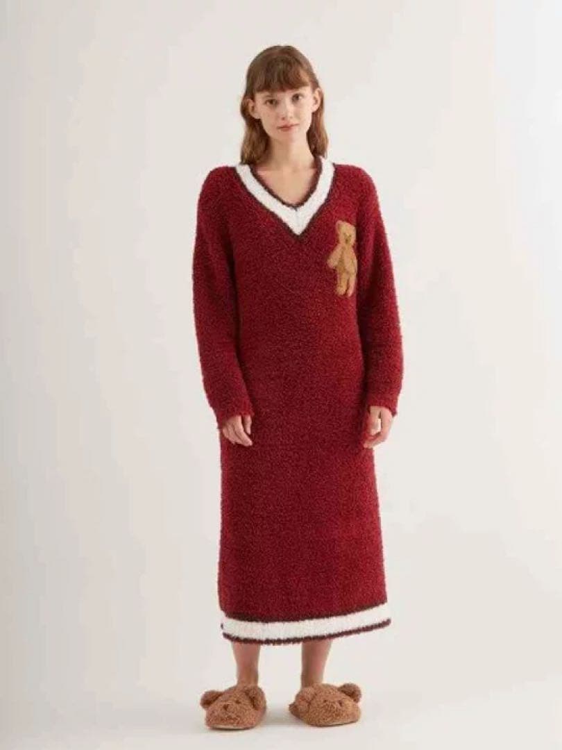 新品タグ付 ジェラートピケ HOLIDAY ジェラートベア さがら ワンピース