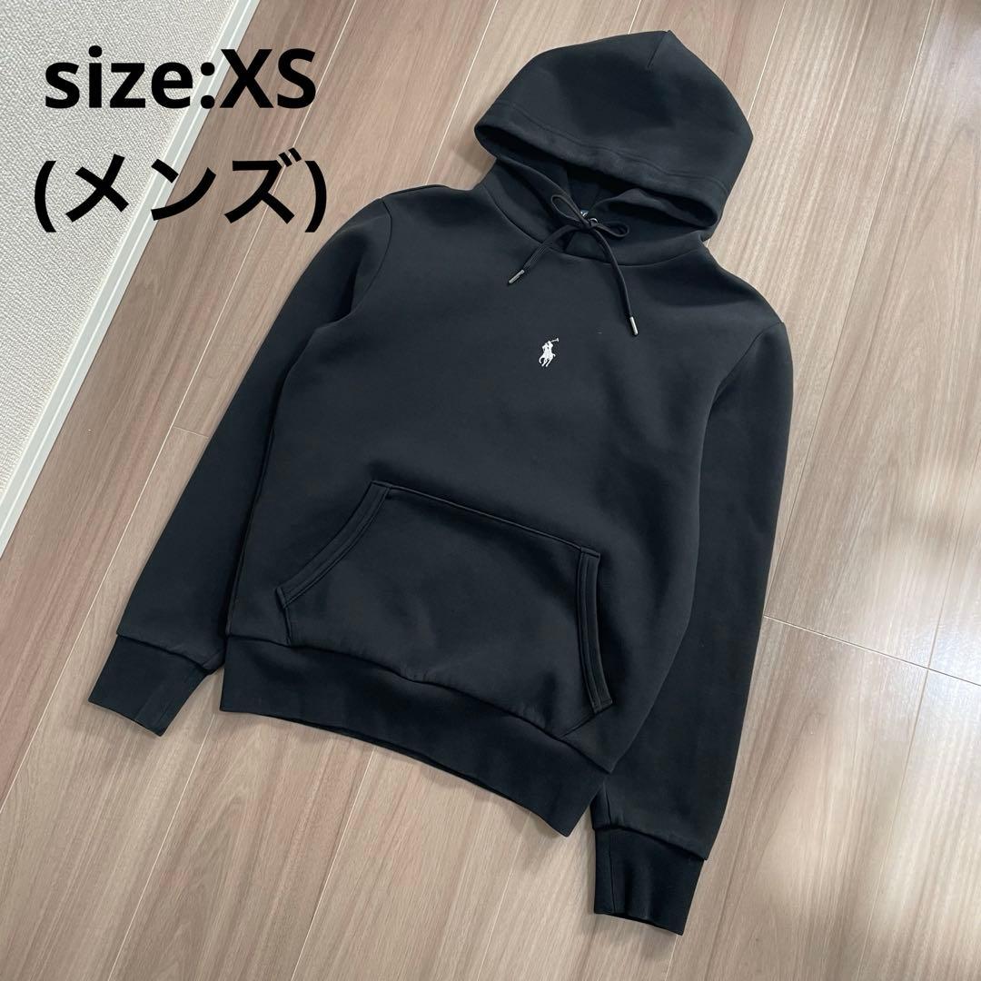【美品】POLO RALPH LAUREN 現行タグ ダブルニット パーカーXS