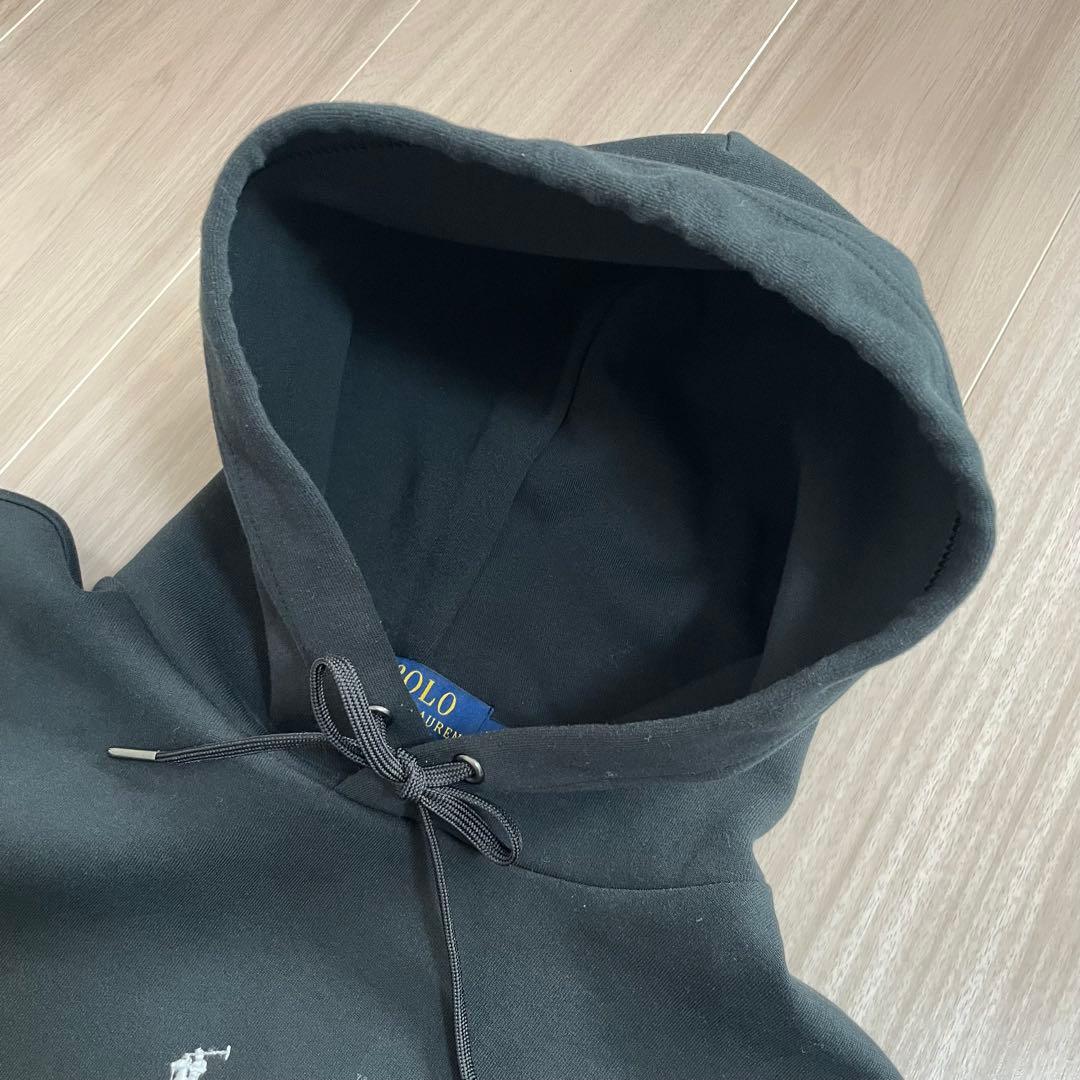 【美品】POLO RALPH LAUREN 現行タグ ダブルニット パーカーXS
