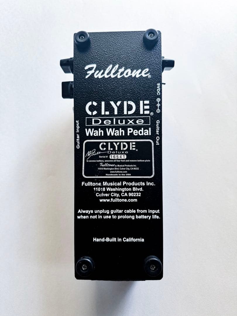 ギター CLYDE dluxe wah wah pedal fulltone