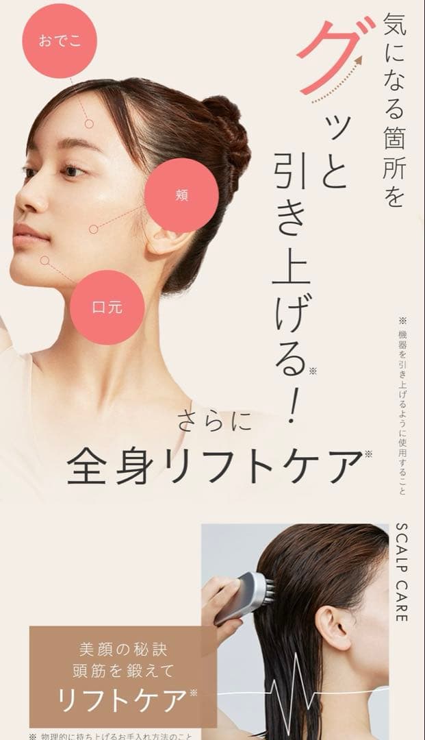 【新品・未使用】SALONIA EMSリフトブラシ　美顔器／即発送