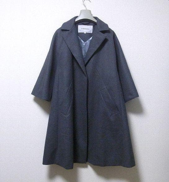 ドゥーズィエムクラス J&M DAVIDSON フレア Aライン ウール コート