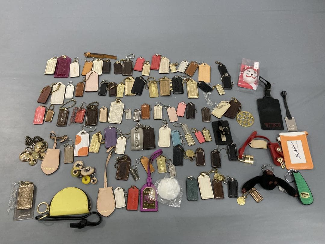 COACH チャーム＆タグ まとめ売り 95点セット キーホルダー