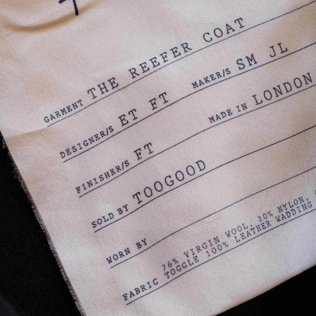 ジャケット・アウター TOOGOOD THE REEFER COAT GIANT TOGGLE 1