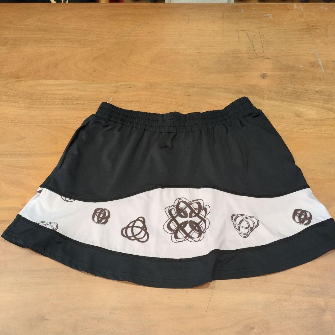 アドミラル　Admiral　テニスウェア セットアップ 白黒　サイズL上下セット