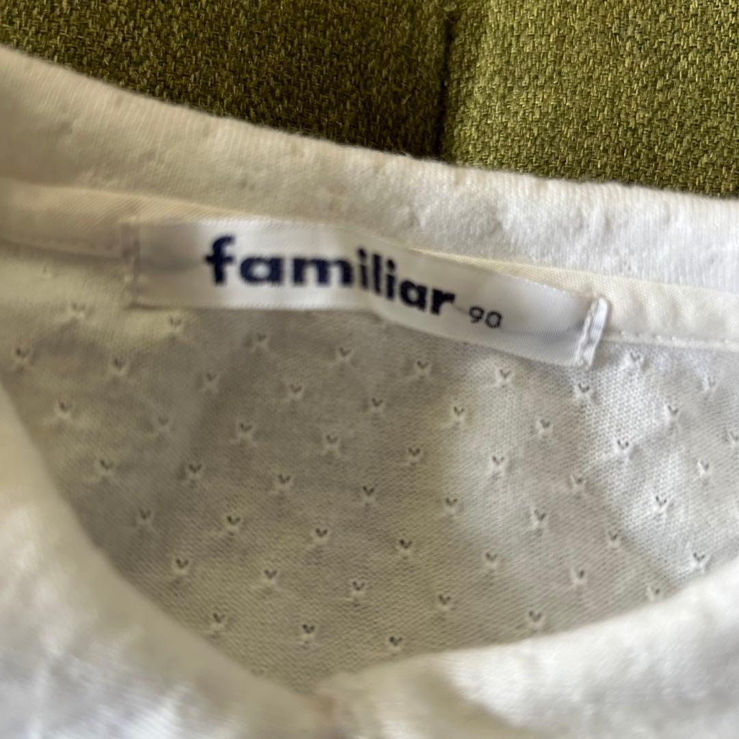 美品　ファミリア　ワンピース　ブラウス　90フォーマル　入園式　卒園式　結婚式