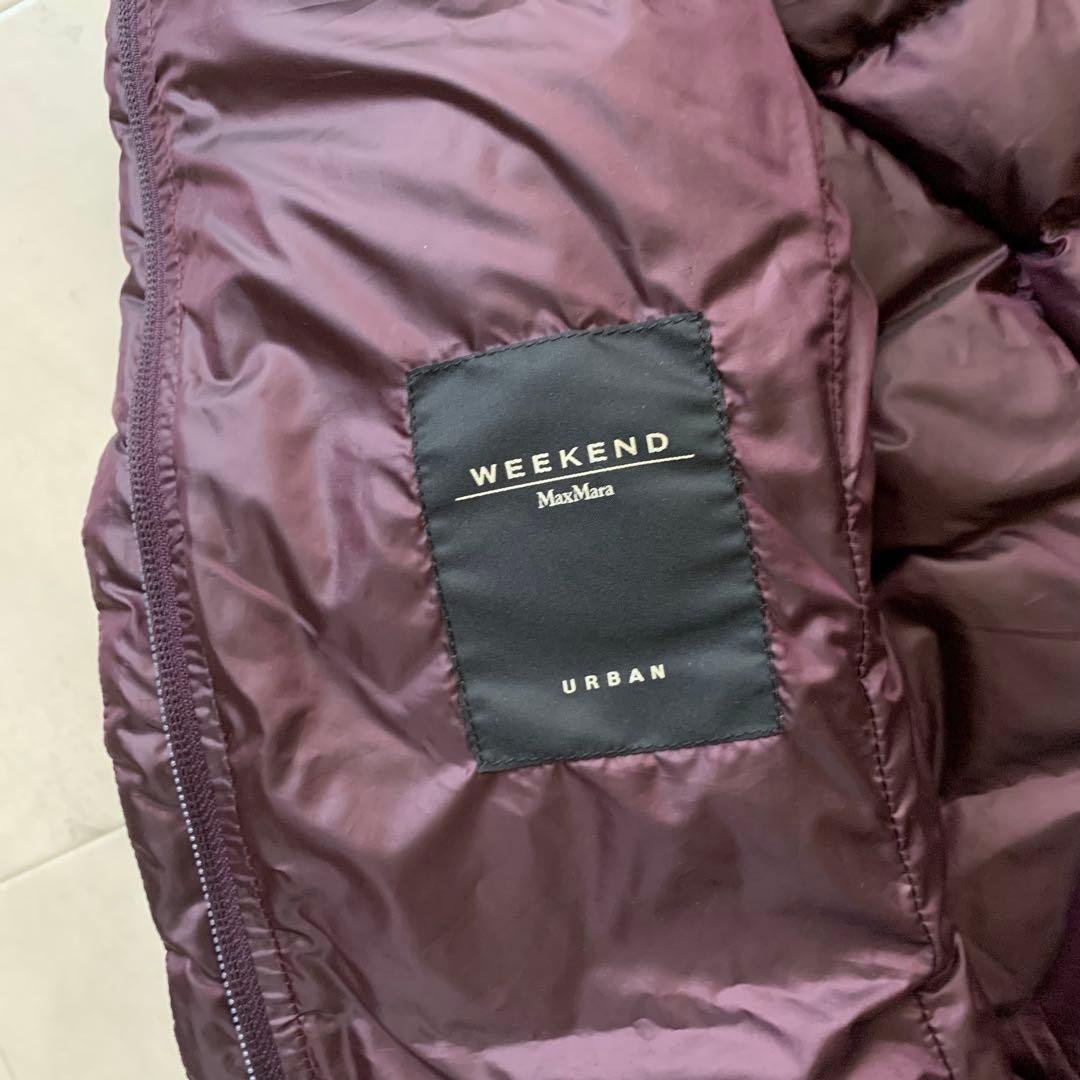 ウィークエンドマックスマーラ ダウンコート 大きいサイズ 42 ベルト