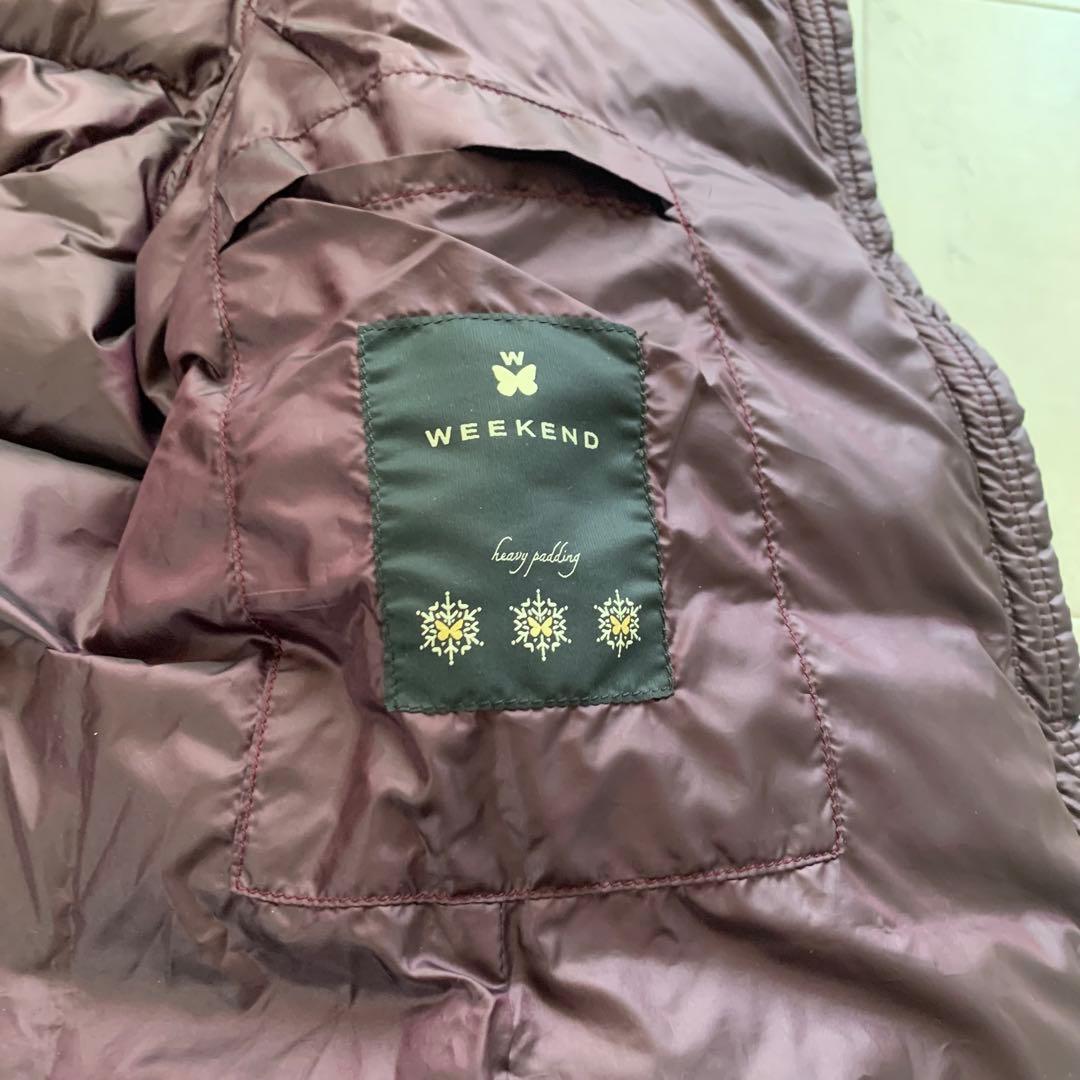 ウィークエンドマックスマーラ ダウンコート 大きいサイズ 42 ベルト