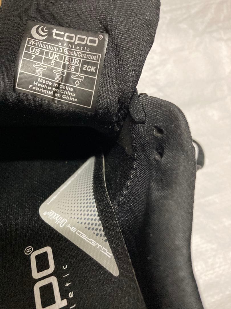 まめです。Topo Athletic PHANTOM 3 23.5㎝