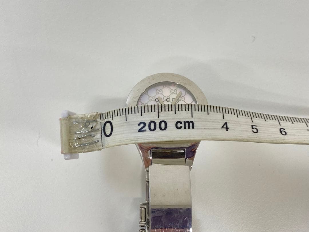 【不動】GUCCI グッチ レディース6700L シルバー 腕時計 箱付き