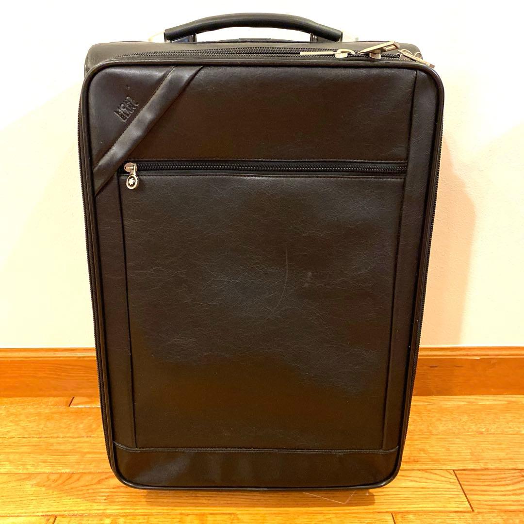 お*す様 MONTBLANC モンブラン キャリーケース スーツケース レザー