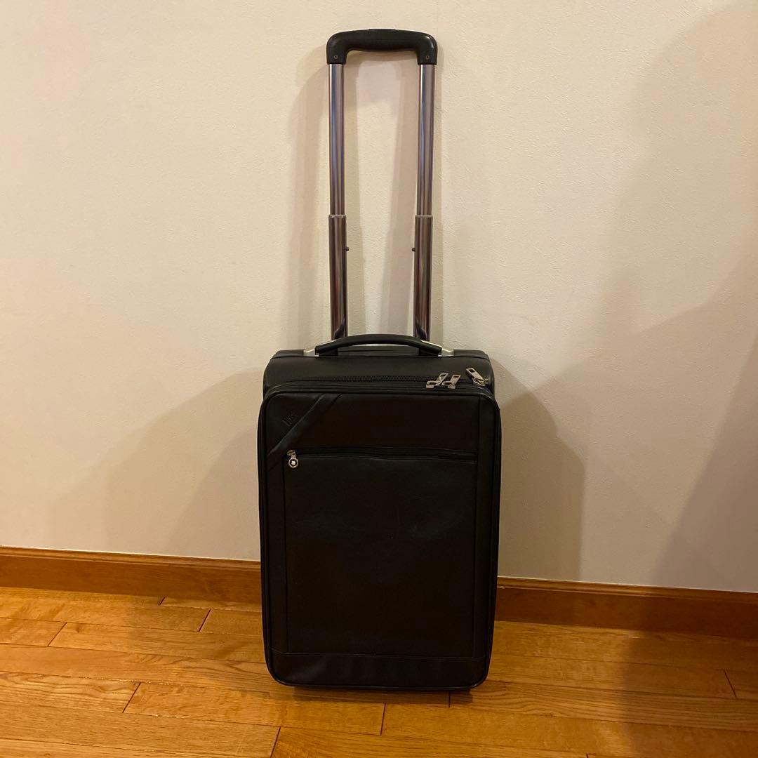 お*す様 MONTBLANC モンブラン キャリーケース スーツケース レザー