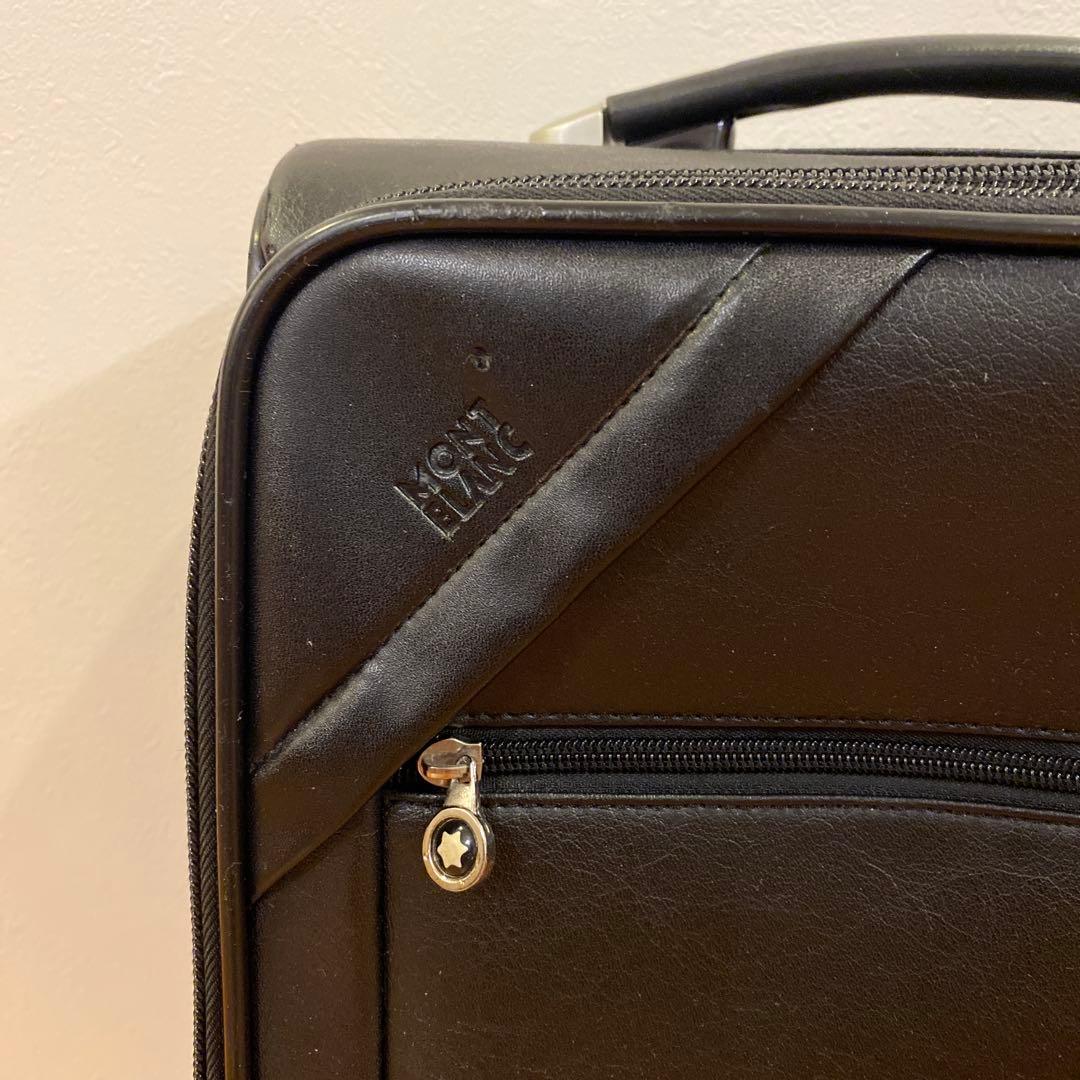 お*す様 MONTBLANC モンブラン キャリーケース スーツケース レザー