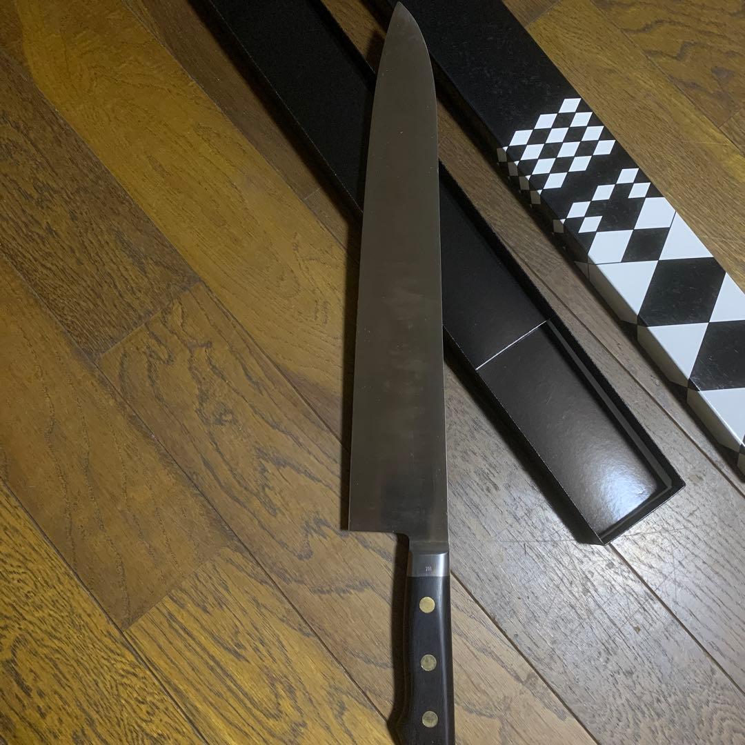 MISONO 牛刀 約36cm ドラゴン彫刻