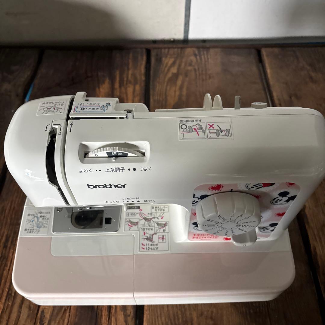 美品ブラザー 電子ミシン ミシン A39-MM ディズニー ミッキーマウスモデル