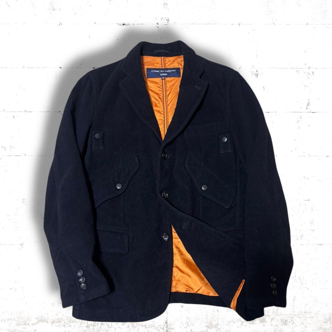 archive コムデギャルソンオム　ウール　ジャケット　ミリタリー　M