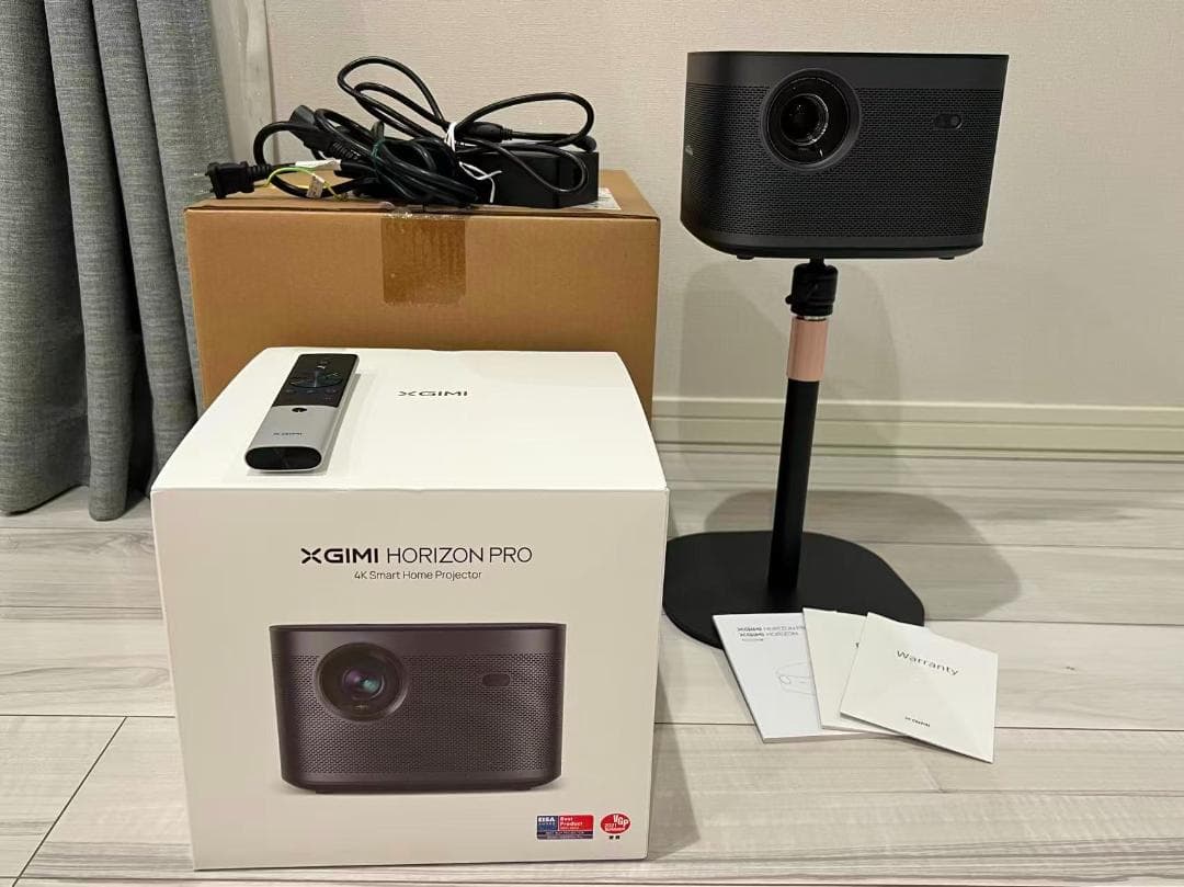 専用ページスタンド付XGIMI HORIZON PRO 4Kホームプロジェクター