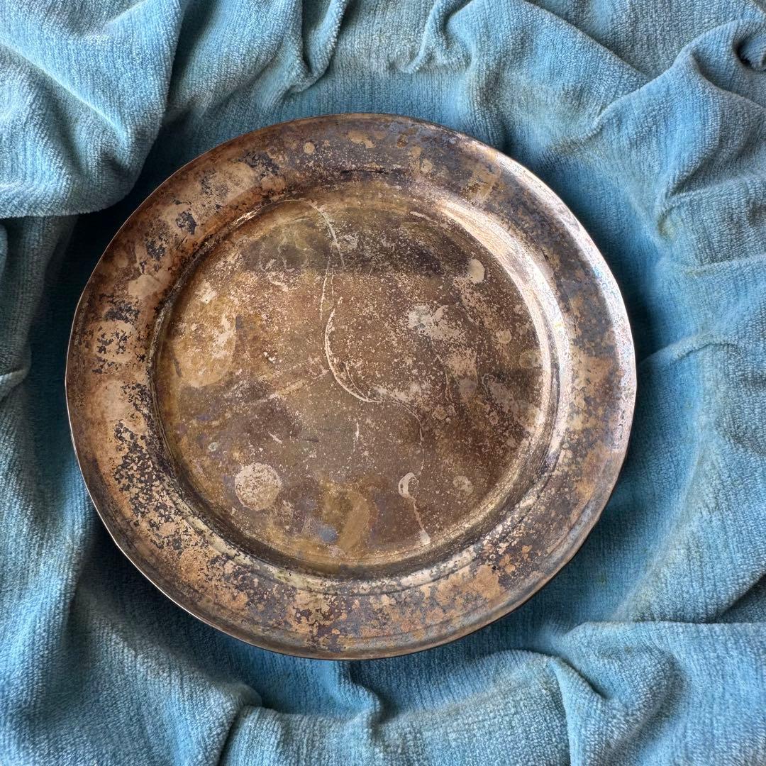 銀製？　食器　小皿　5枚　重量392g