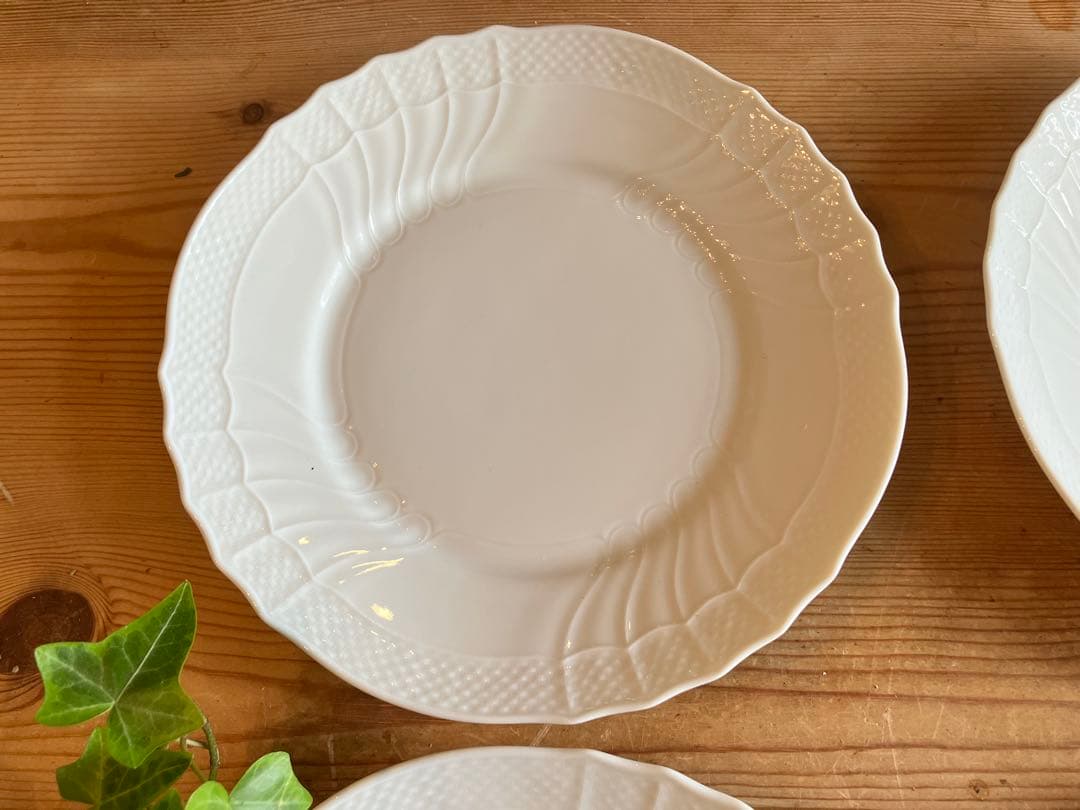 ジノリ　ベッキオホワイト　20デザートプレート×6