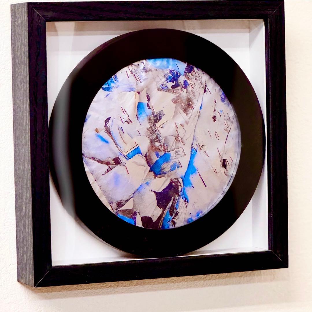 【AI命名アート】反射版画 ・2.5次元ミクストメディア作品