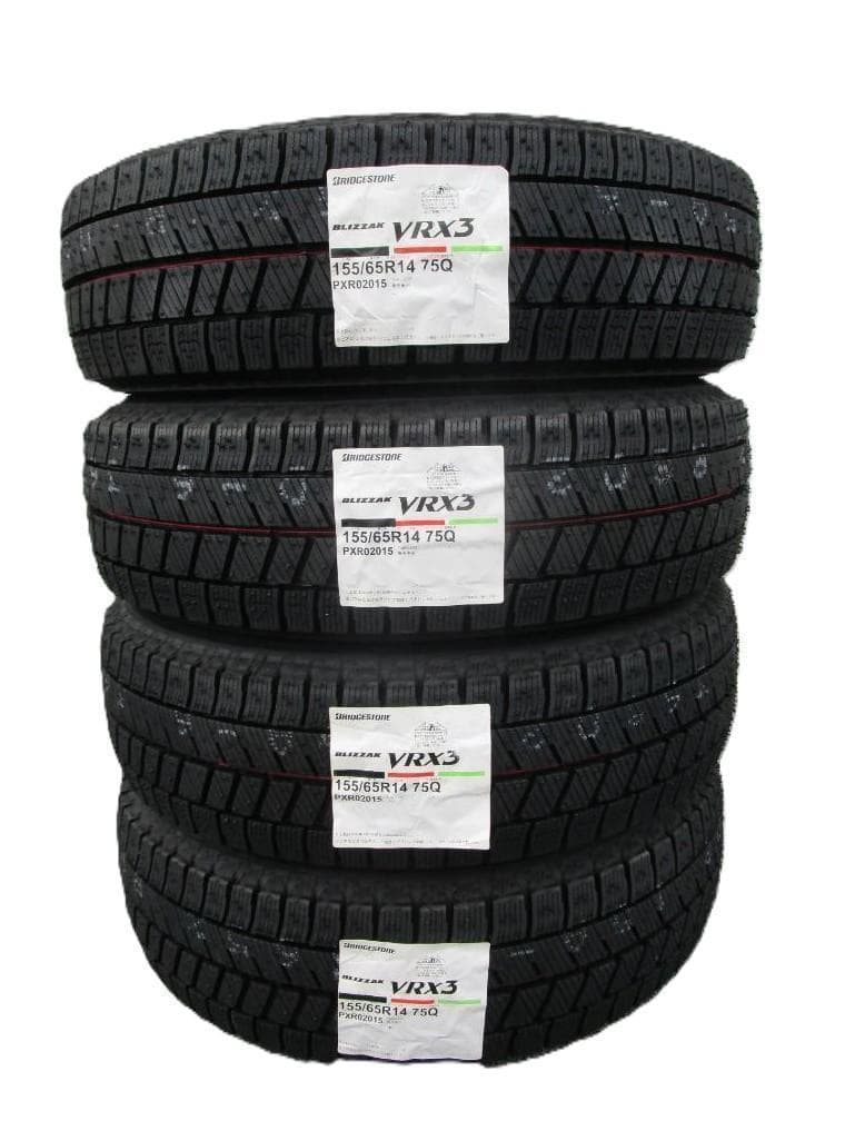 全国送料込☆ブリヂストンVRX3☆155/65R14☆軽自動車☆2025年製