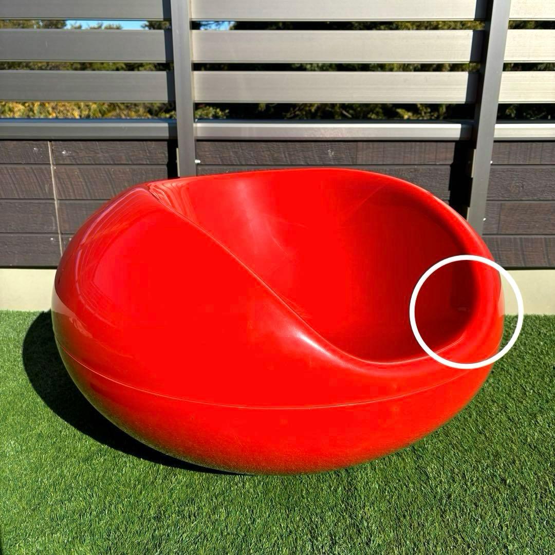 アデルタ 希少 レア パスティルチェア エーロ・アールニオ ラウンジチェア 橙