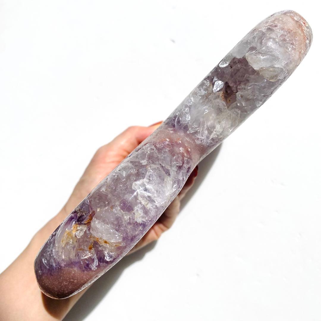 ★★★破格 最終特価【 特大 ピンクアメジスト 原石 ハート 1.54kg