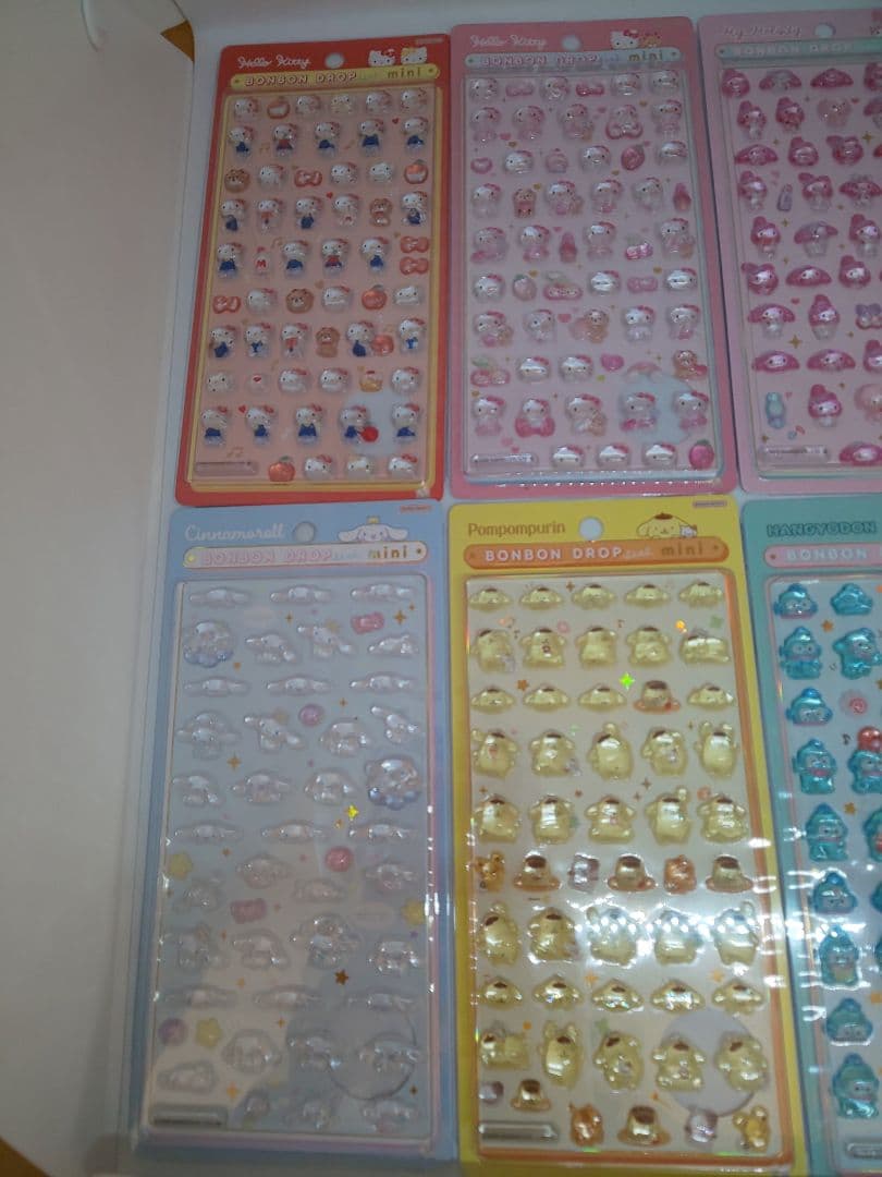 ボンボンドロップシールミニ　サンリオ 8種