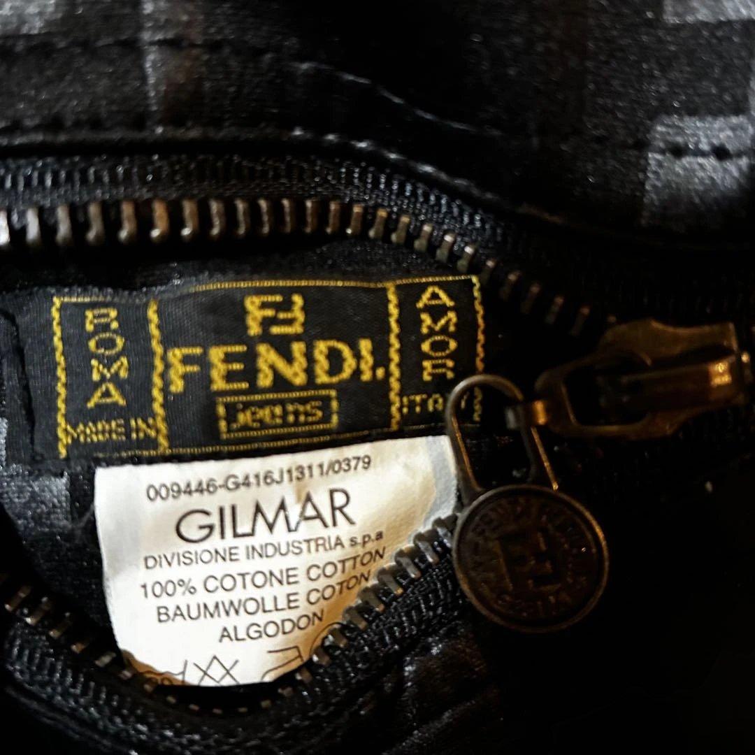 【希少】90s vintage FENDI ズッカ柄　リバーシブル　フェンディ