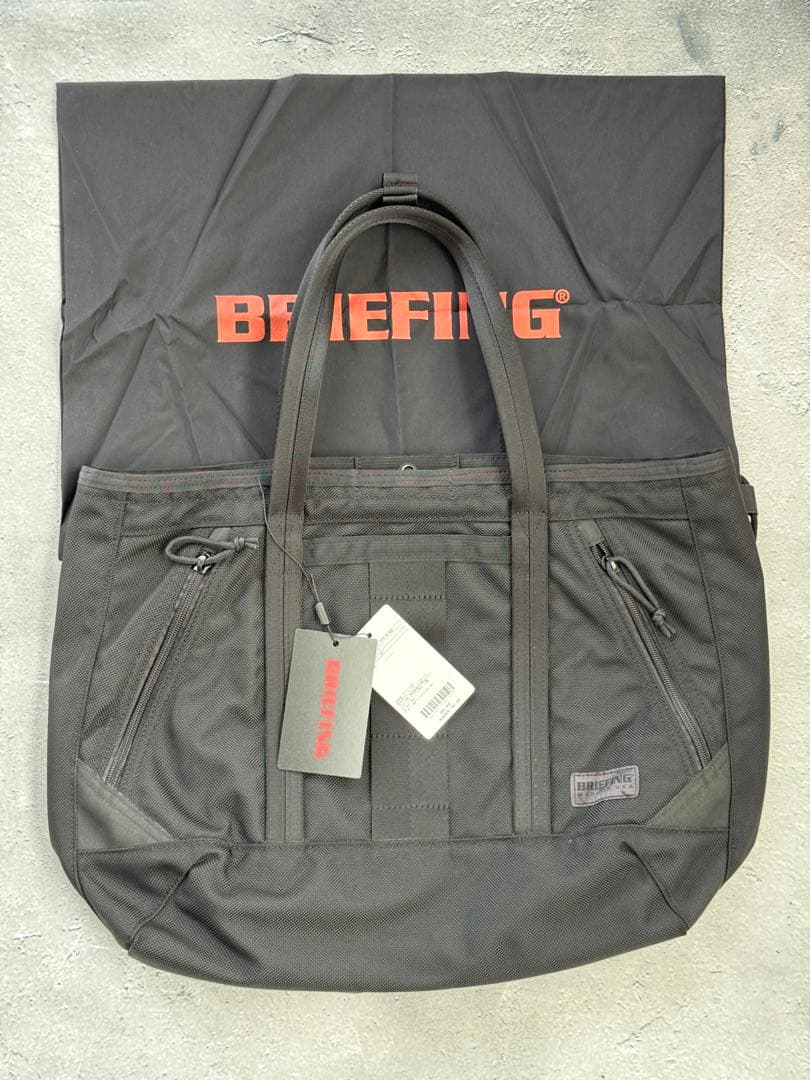 美品ブリーフィング　DELTA MASTER TOTE M SQD ブラック