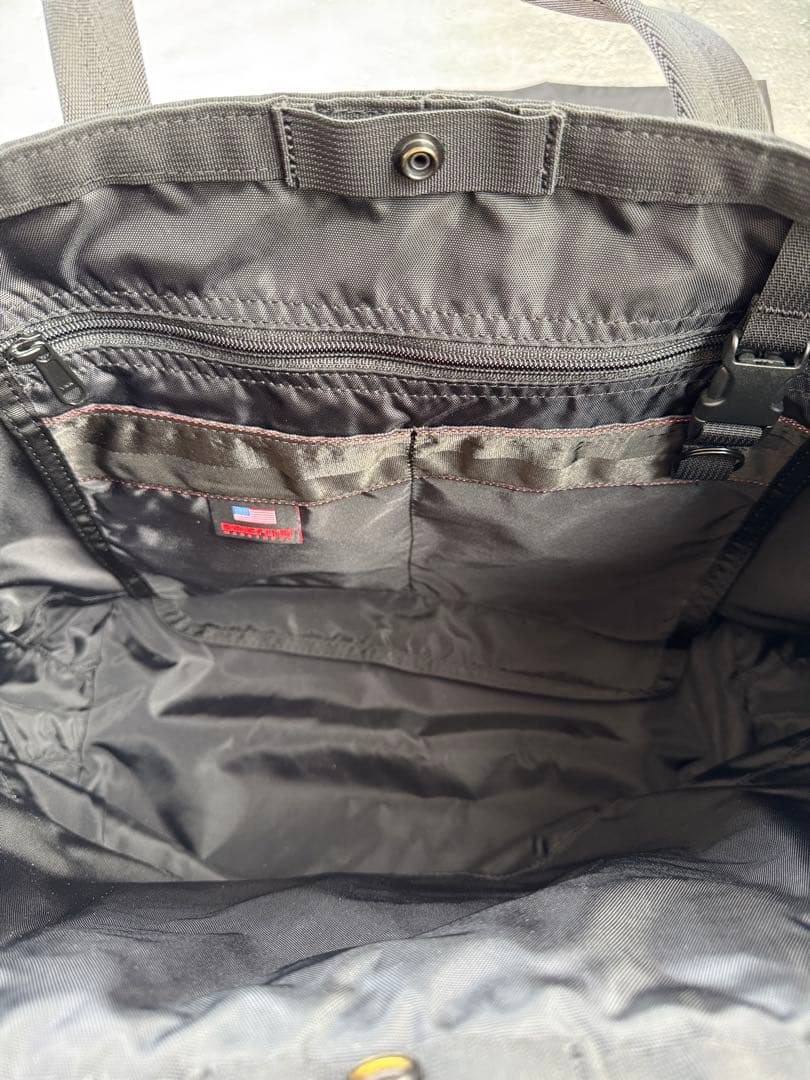 美品ブリーフィング　DELTA MASTER TOTE M SQD ブラック