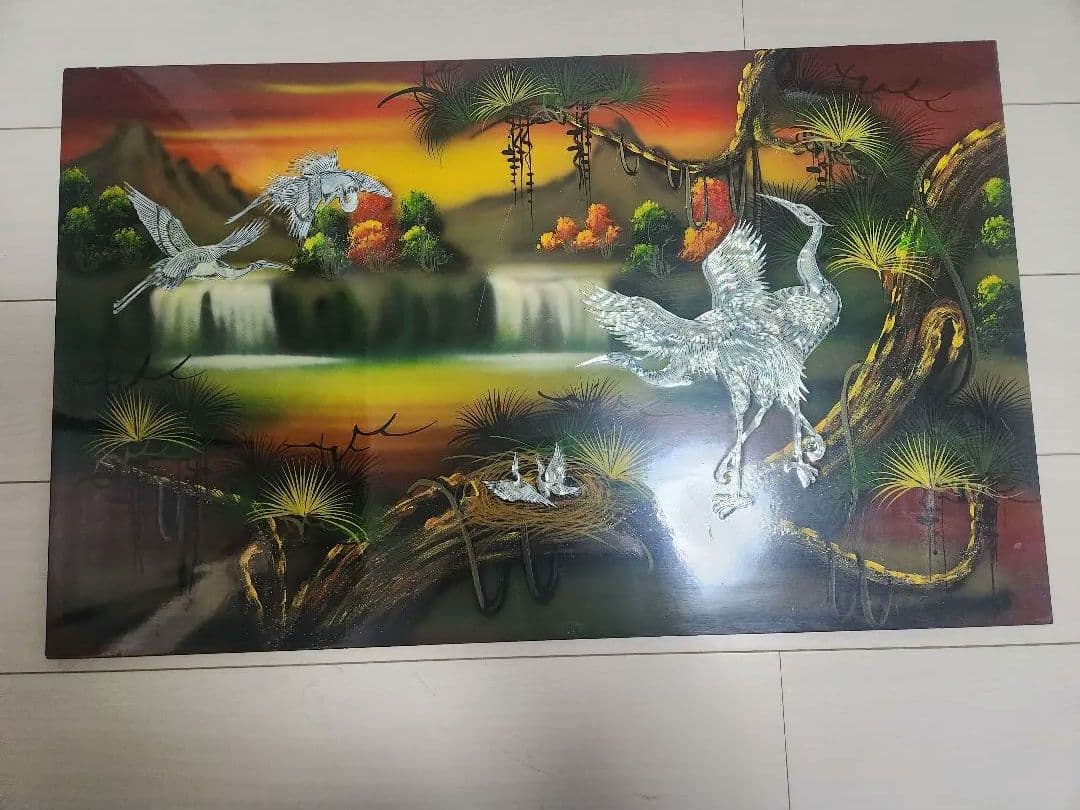 古董 精美画作　　　　　　　　　　　　　　骨董品　高級感ある綺麗な絵