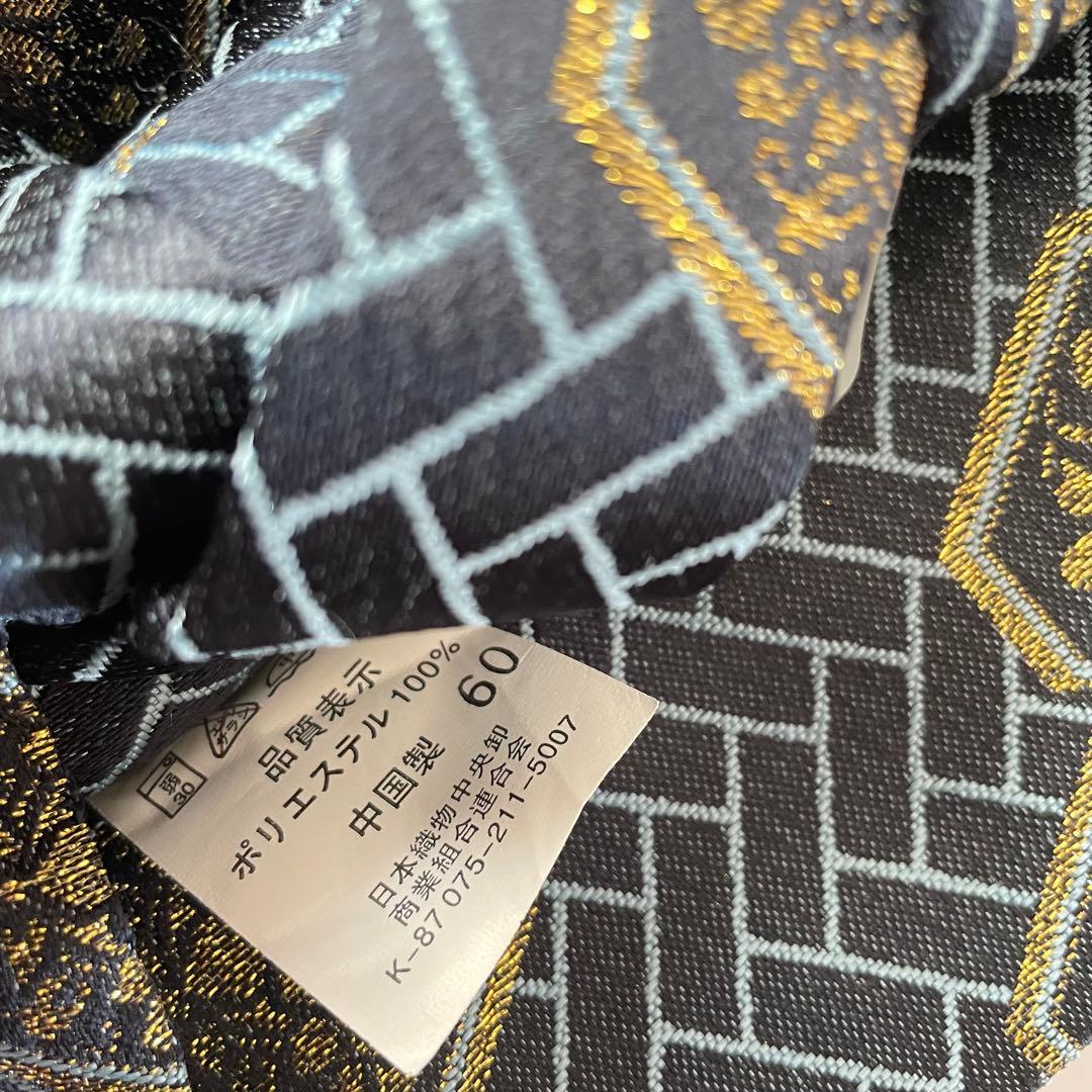 七五三　5歳　羽織　袴セット　ネイビーグレー色コーデ