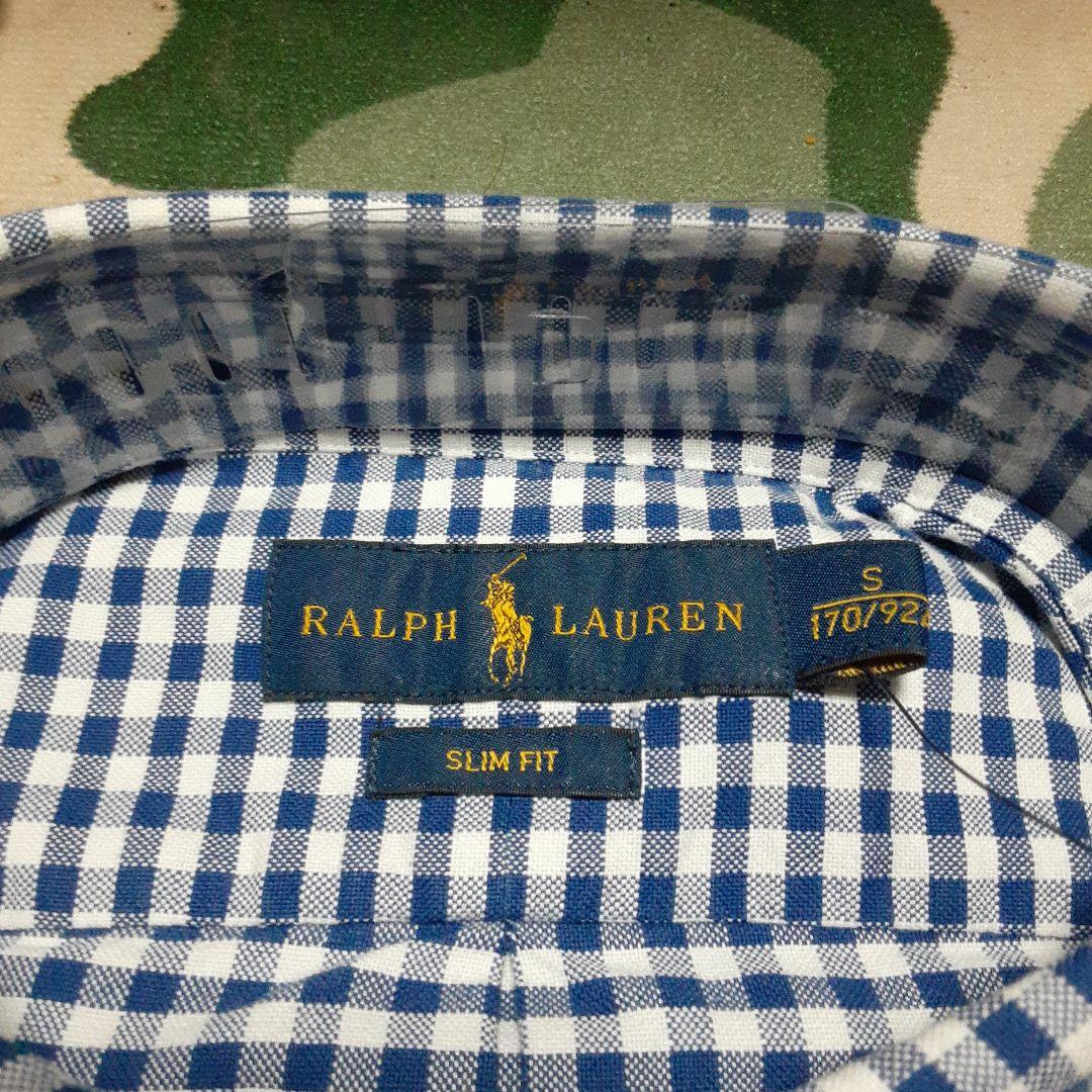 新品未使用 POLOポロラルフローレン　ボタンダウン　ギンガムチェックシャツ長袖