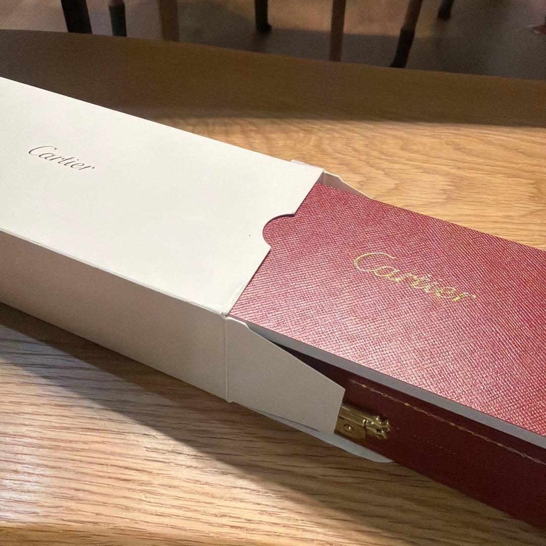 【新品未使用】 Cartier ボールペン サントス 本体 専用ケース 箱 付属