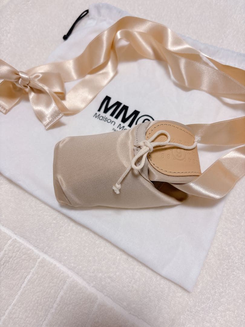 美品 MM6 Maison Margiela バレエシューズ バッグ ポーチ