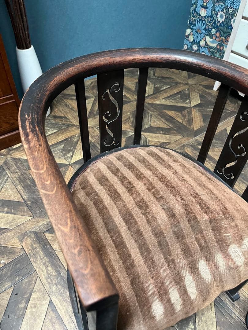 cobu＊馬蹄型椅子 バレルチェア 大正ロマン アンティーク ヴィンテージ