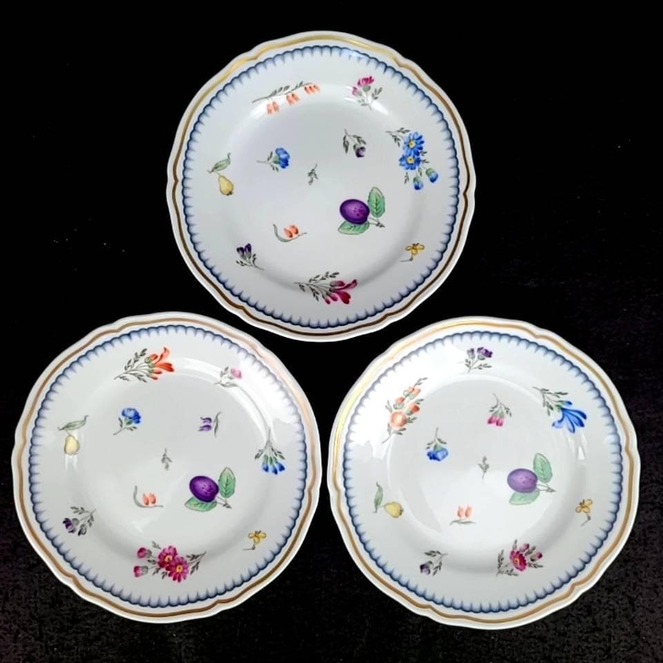 ☆美品☆リチャードジノリ　イタリアンフルーツ　デザートプレート　3枚