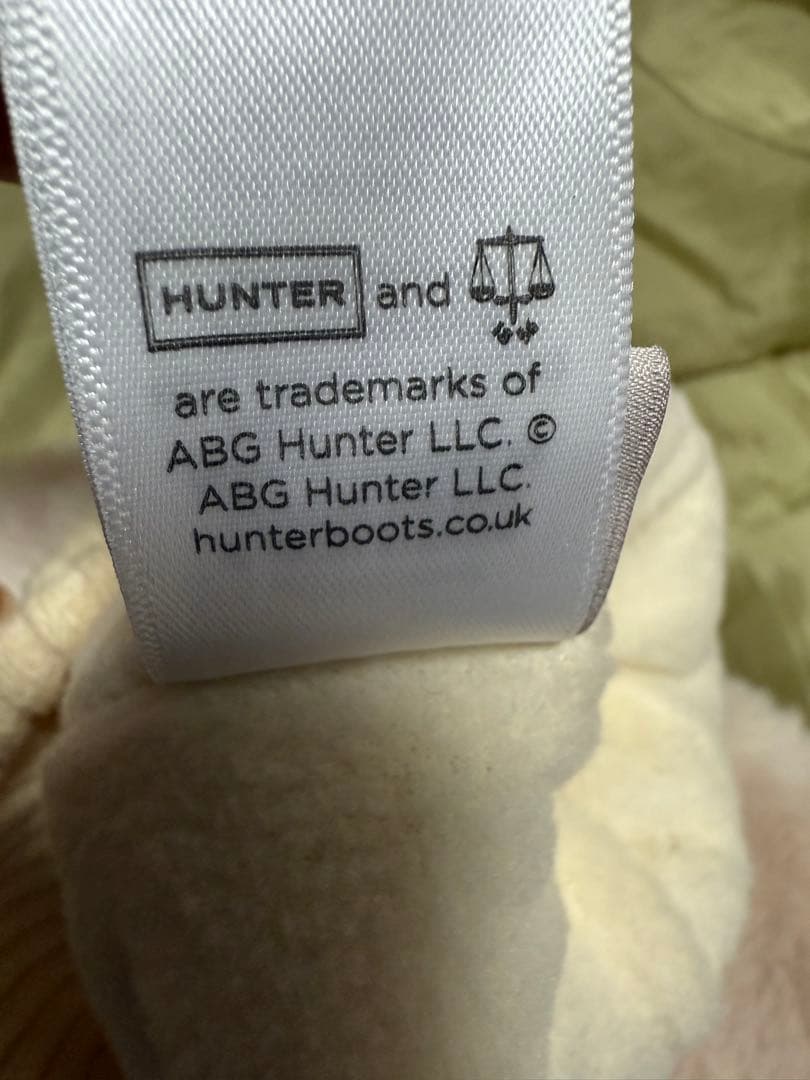 HUNTER ベージュ イヤーマフ ミトン　セット