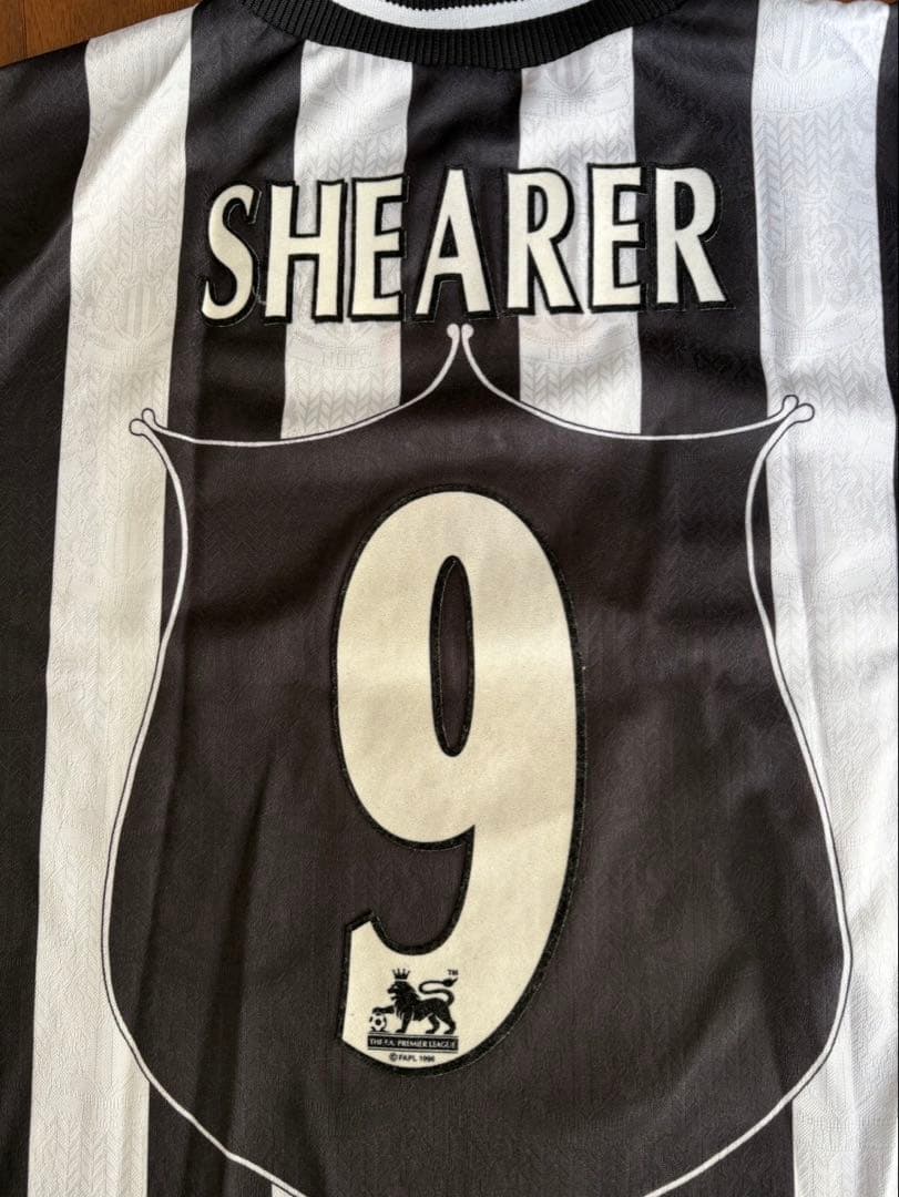 ニューカッスル 1997-1999 adidas No.9 シアラー 長袖